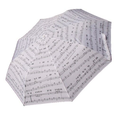 Singing in the Rain Umbrella White