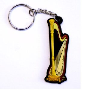 Harp PVC Keyring