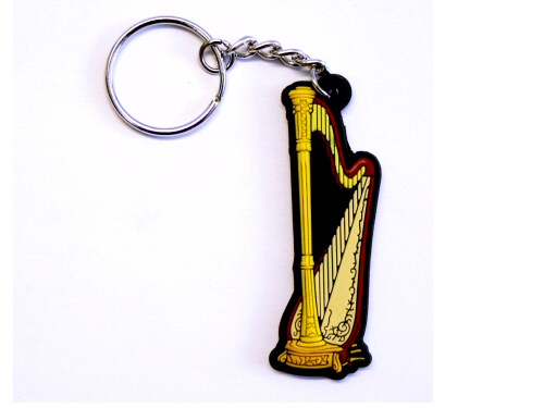 Harp PVC Keyring