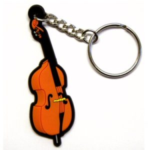 Double Bass PVC Keyring