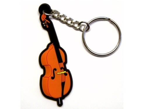 Double Bass PVC Keyring