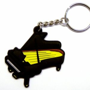 Grand Piano PVC Keyring