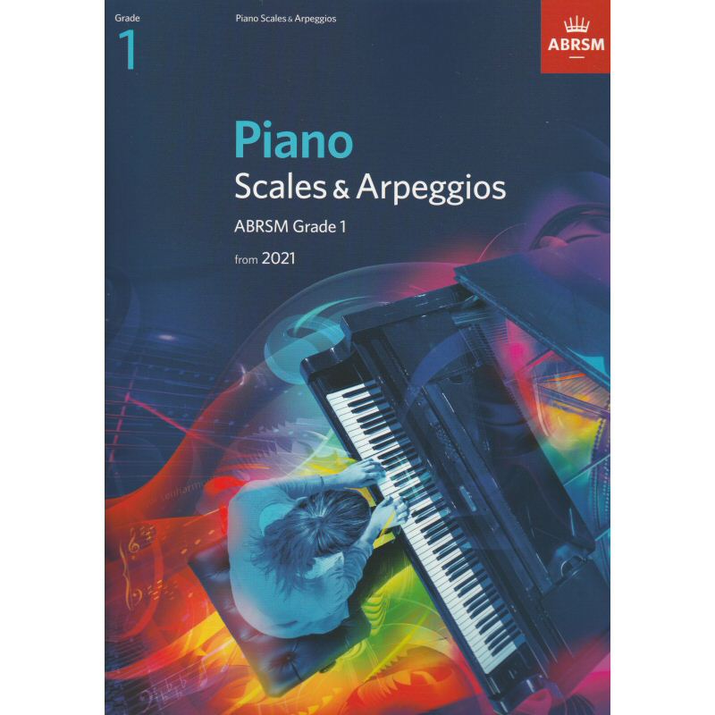 ABRSM Piano Scales and Arpeggios Grade 1 from 2021