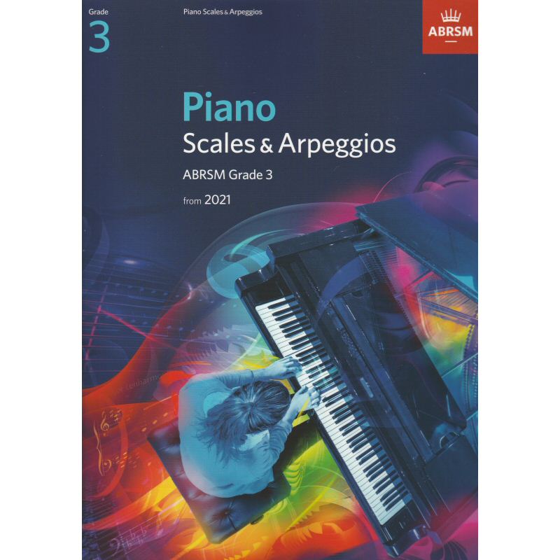 ABRSM Piano Scales and Arpeggios Grade 3 from 2021
