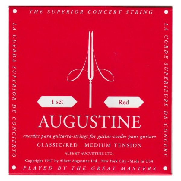 Augustine Red Classical Guitar Strings Set