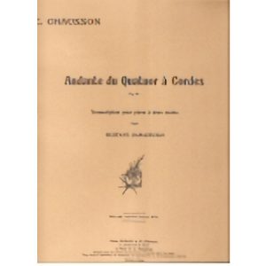 Chausson Andante du Quatuor a Cordes Op.35