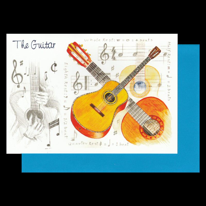 Classical Guitar Card