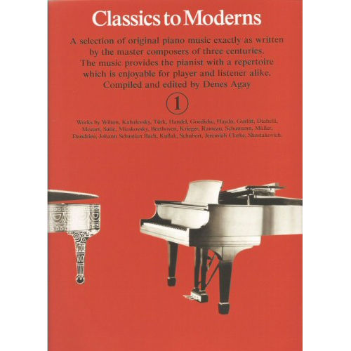 Classics to Moderns Book 1