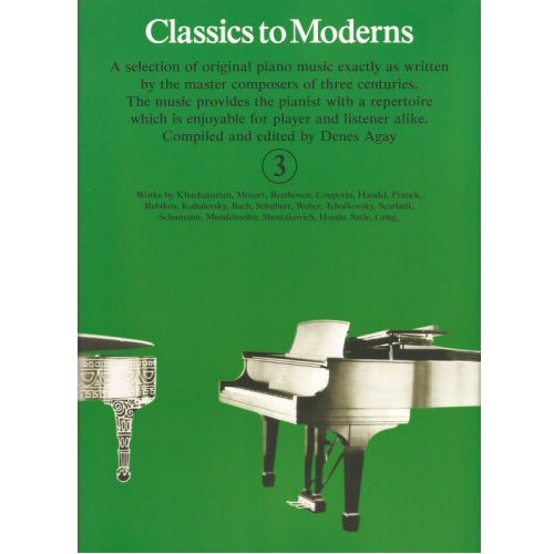 Classics to Moderns Book 3