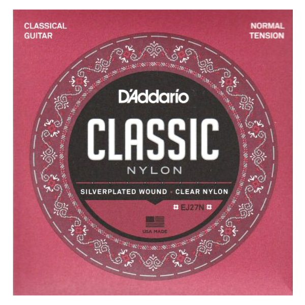 D'Addario EJ27N Classic Nylon Guitar Strings Normal Tension