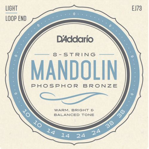D'Addario EJ73 Mandolin String Set Light