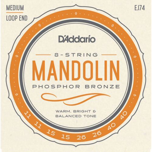 D'Addario EJ74 Mandolin String Set Medium