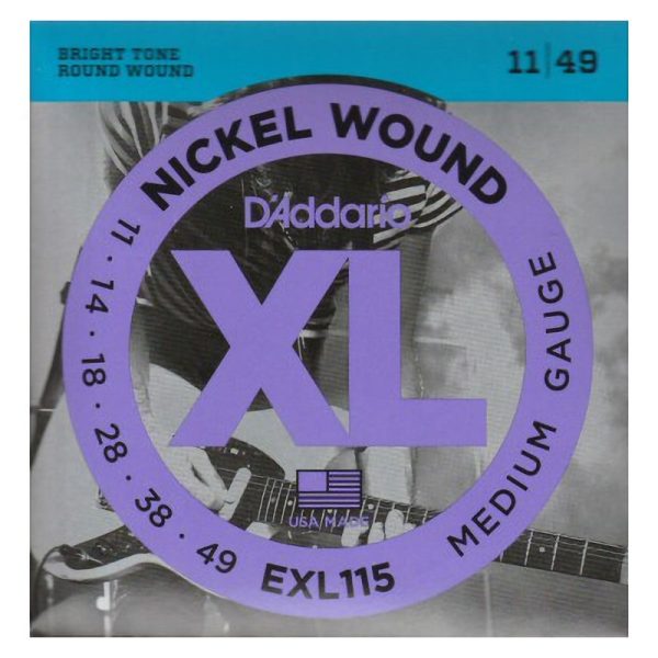 D'Addario EXL115 Medium Jazz/Blues String Set