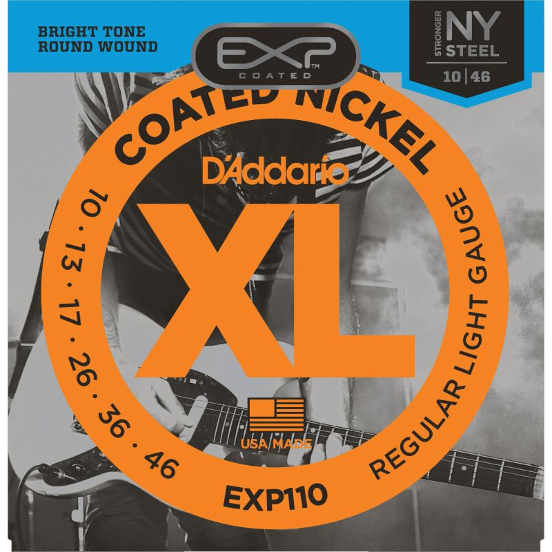 D'Addario EXP110 Regular Light Electric Guitar Strings