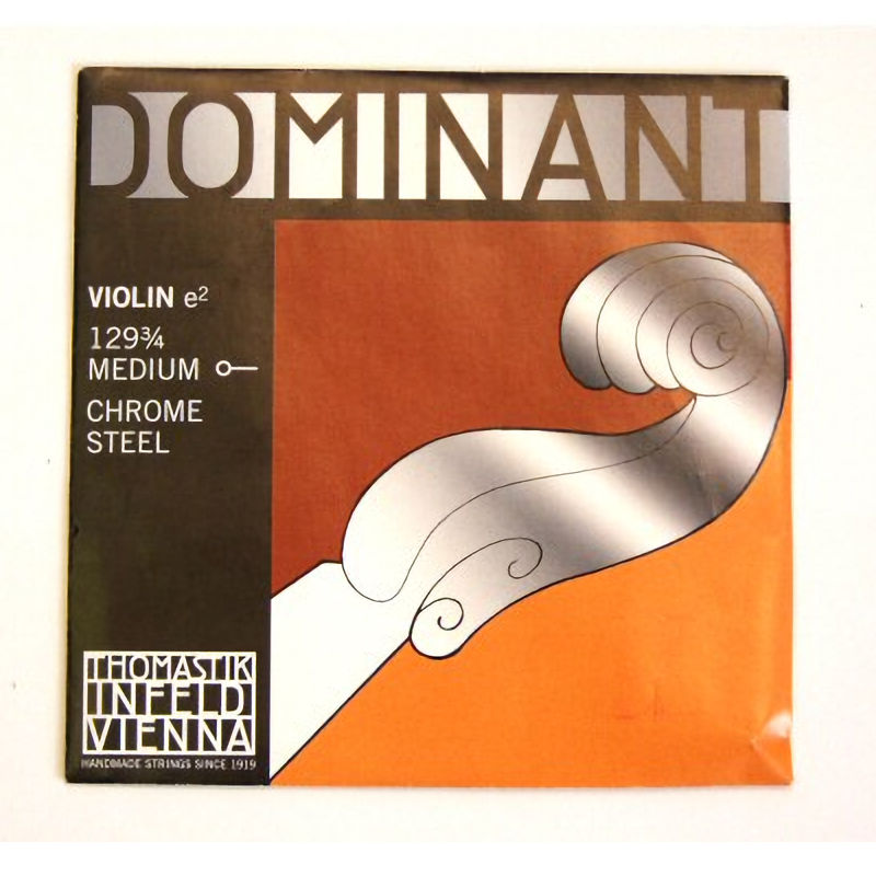 Dominant Violin String E 129 3/4 Size Chrome Steel