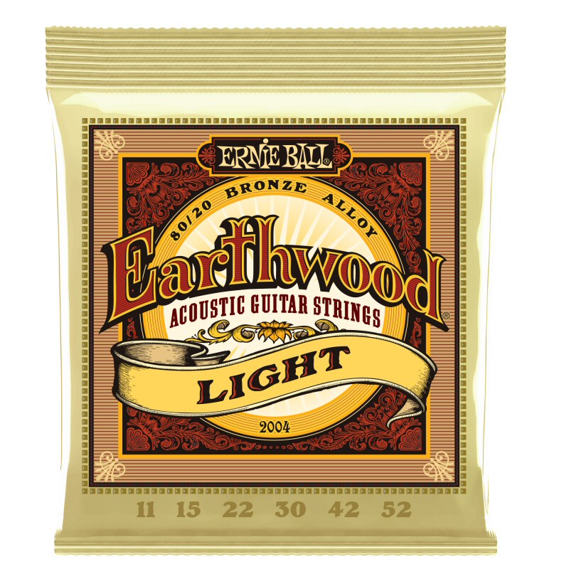 Ernie Ball Earthwood Acoustic Guitar Strings Light 11-52
