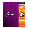 Elixir Nanoweb Acoustic Guitar Strings Light 11052