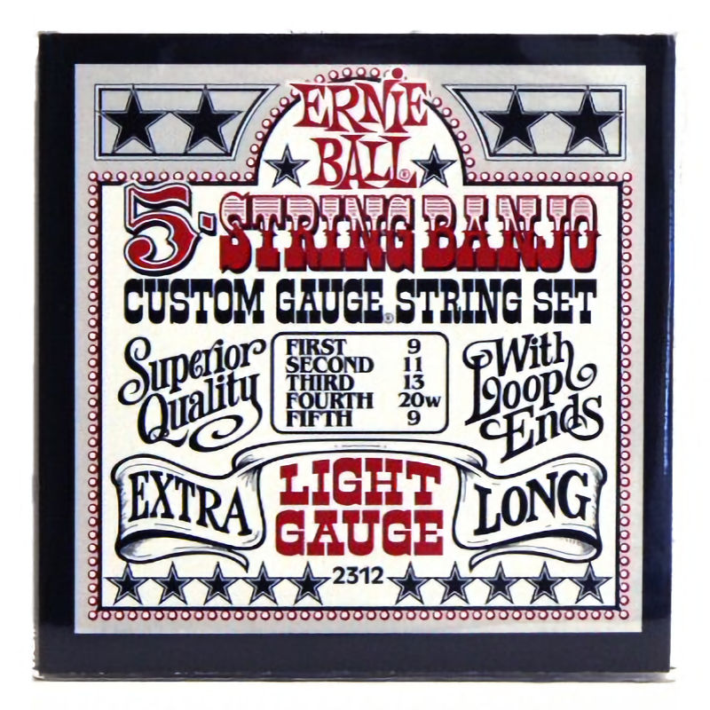 Ernie Ball 5 String Banjo String Set Light Gauge