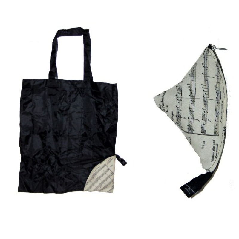 Music Folding Shopping Bag