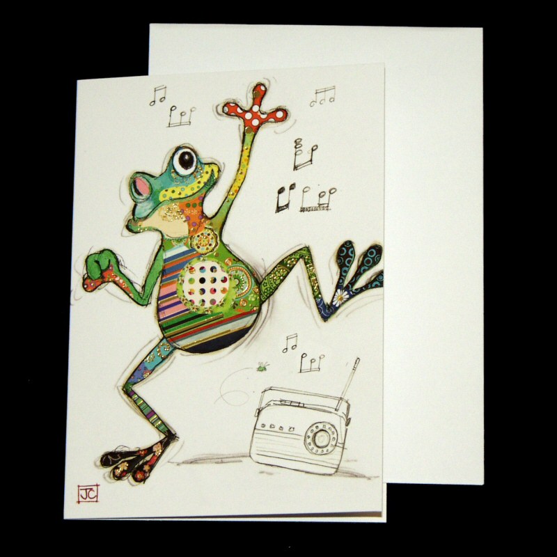 Dancing Freddy Frog Card – Gifted Musician