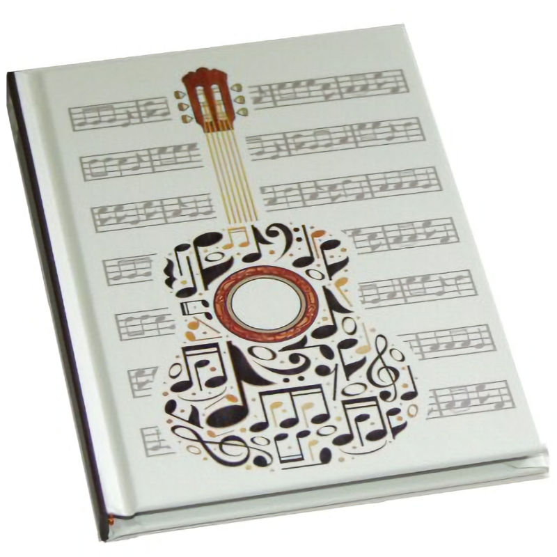 Guitar Design A6 Lined Notebook