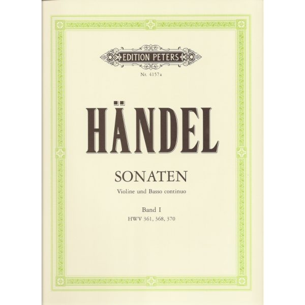 Handel-Sonatas for Violin Book 1 (HWV361 368 370)
