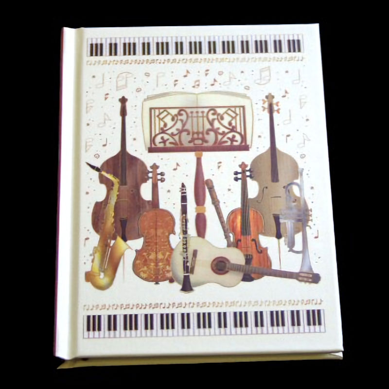 Instruments and Music Stand A6 Notebook