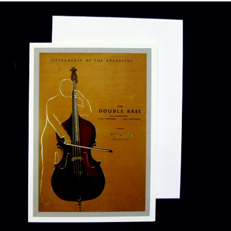 Instruments of the Orchestra Card - Double Bass
