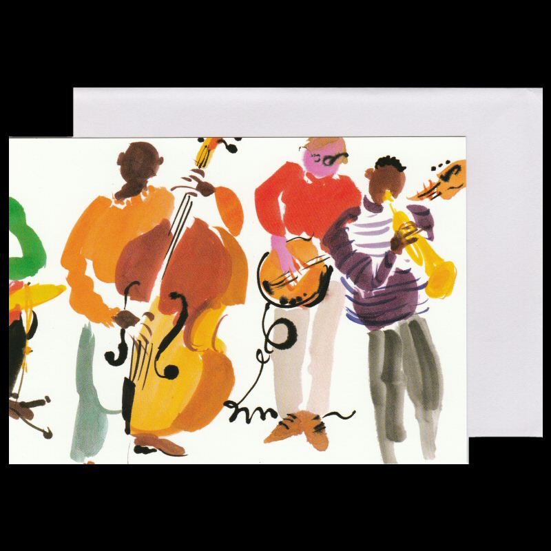 Jazz Band Card