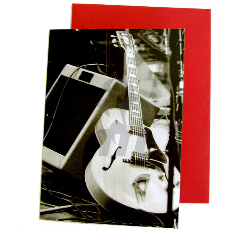 Jazz Guitar And Amp Card