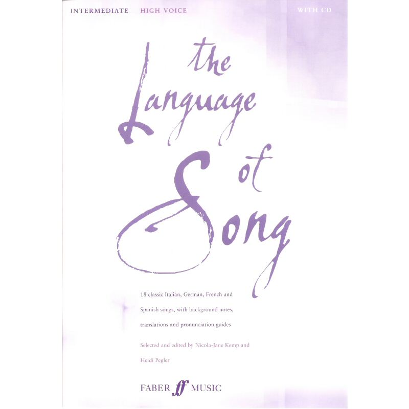 The Language of Song Intermediate High Voice