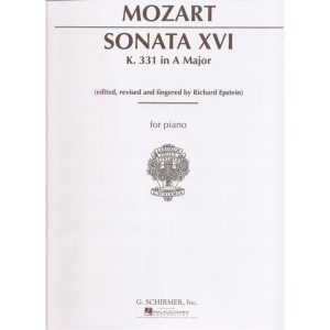 Mozart-Sonata XVI K331 in A Major-Richard Epstein