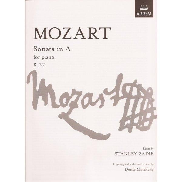 Mozart-Sonata in A K331-Stanley Sadie