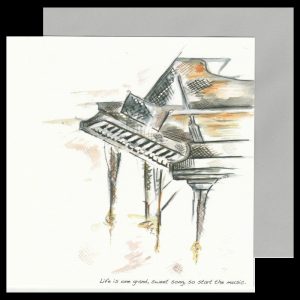 Grand Piano Card