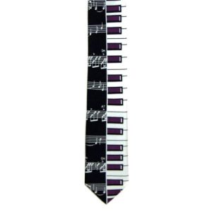 Keyboard and Manuscript Design Slim Tie