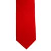 Plain Red Silk Tie