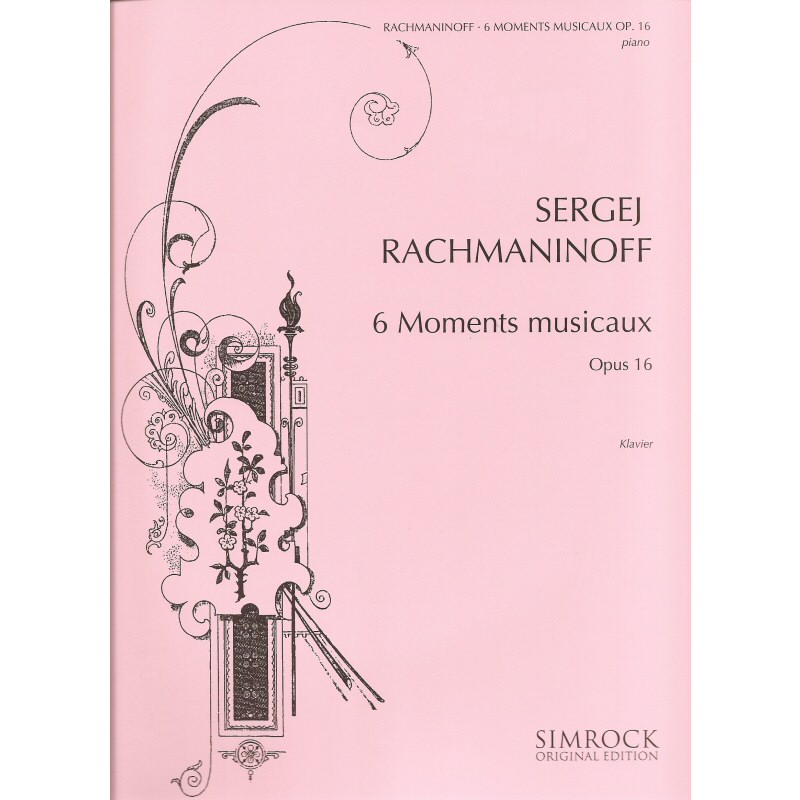 Rachmaninoff 6 Moments Musicaux Opus 16