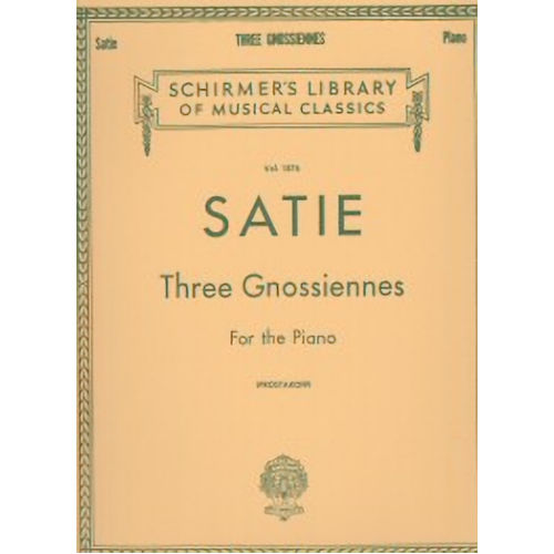 Satie-Three Gnossiennes For The Piano