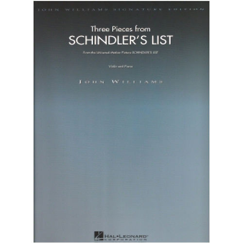 Williams-Three Pieces From Schindlers List