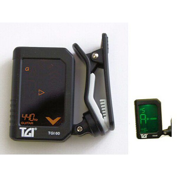 TGI 60 Clip On Guitar and Bass Tuner
