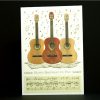 Three Guitars Birthday Card