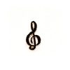 Treble Clef Pin Badge