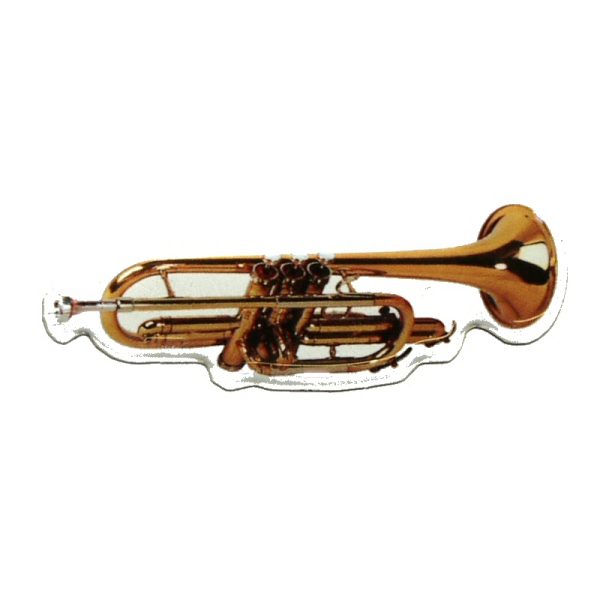 Trumpet Fridge Magnet