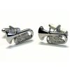 Tuba Cufflinks - Silver Colour