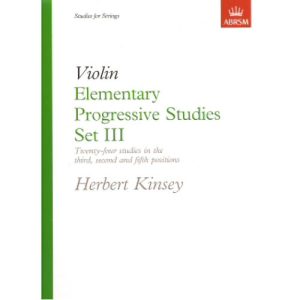 Violin Elementary Progressive Studies Set III