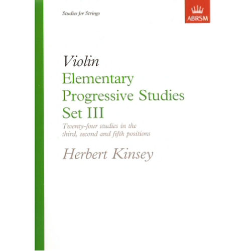 Violin Elementary Progressive Studies Set III
