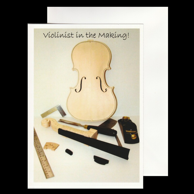 Violinist in the Making Card