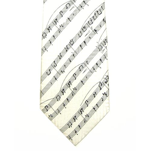 White Silk Tie Manuscript Design