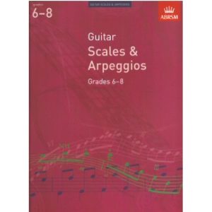 Guitar Scales and Apreggios ABRSM Grades 6 - 8