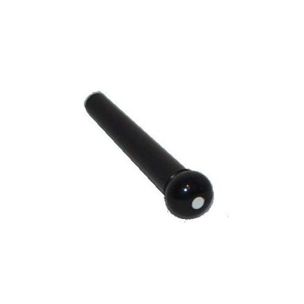 Plastic Bridge Pin Black With White Eye